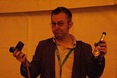 Mike Butcher from TechCrunch Uk at Next08